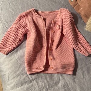 Pink Knit Cardigan
